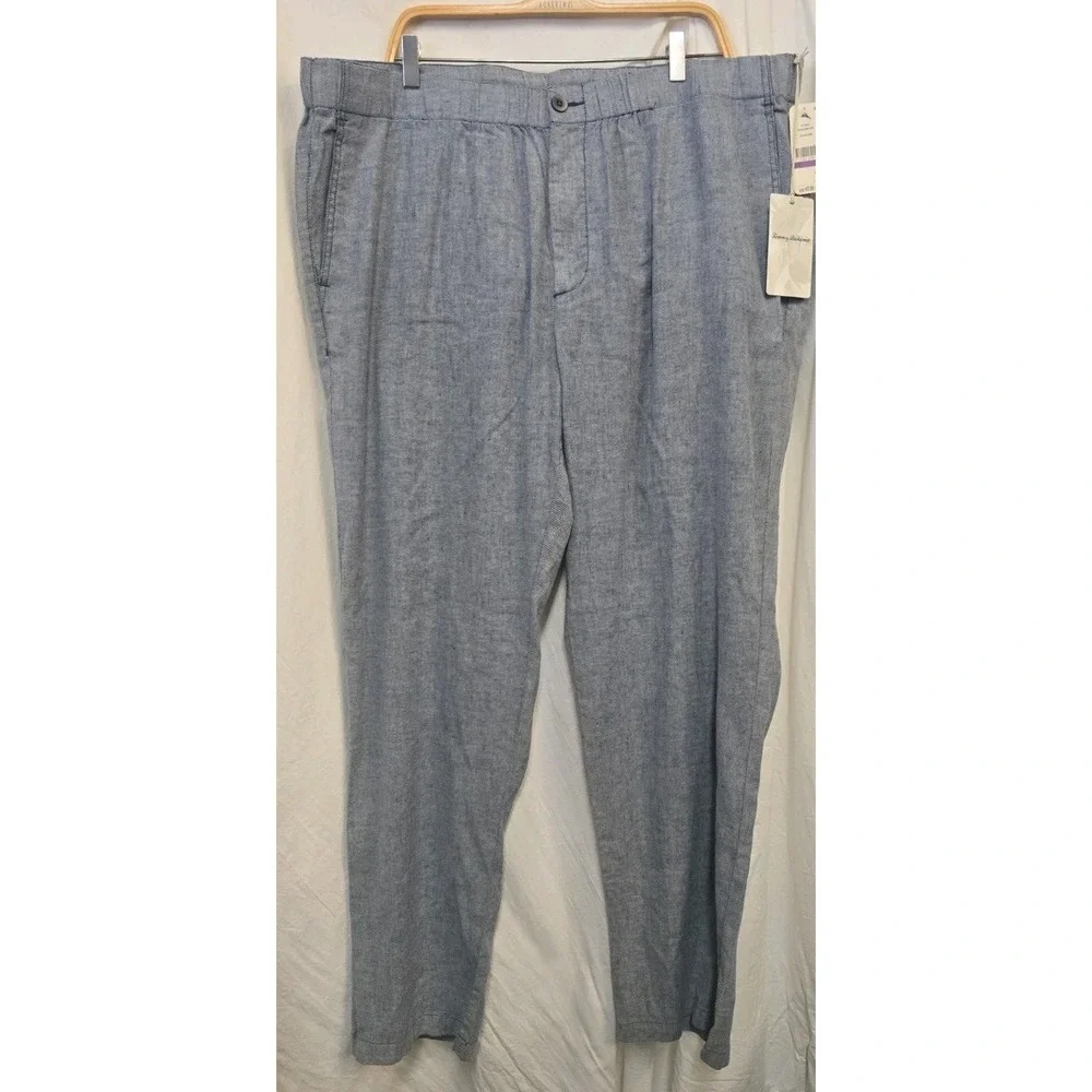 Tommy Bahamas Beach Linen Maritime Pants Coastal Vacation NWT 2XL